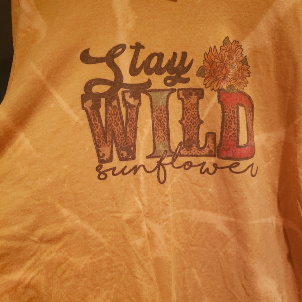 2x stay wild sunflower